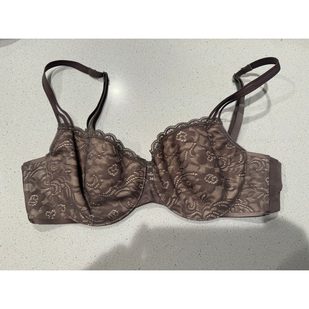 SOMA Enticing Lift Balconette Bra in‎ Taupe 34C